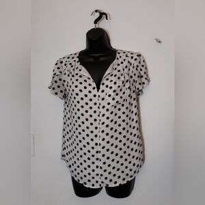 41 Hawthorn polka dot blouse